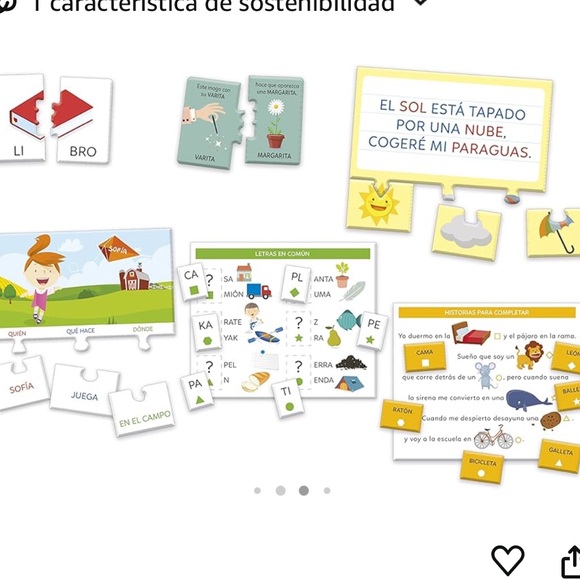 Spanish Reading Game for kids by Clementoni NWT - Picture 2 of 4